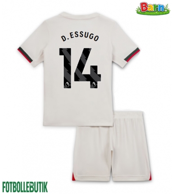 Chelsea Dario Essugo #14 Bortaställ Barn 2025-26 Kortärmad (+ Korta byxor)